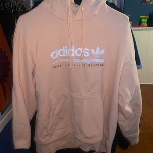 ADIDAS BUILT FOR PURPOSE HOODIE PINK/ORANGE SIZE LARGE